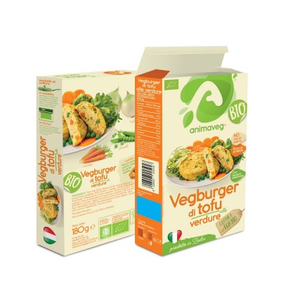 Vegburger di tofu alle verdure
